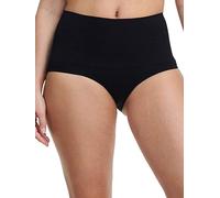 Chantelle Smooth Comfort Culotte taille avec effet gainant pour femme Noir 1 pièce FR/ES 38-46/XL Sans Couture Minimaliste Tissu mélangé léger Taille moyenne Lavage à la main Femmes Culotte Unique,