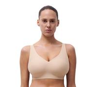 Chantelle Soft Stretch V-Neck Wireless Support Bra Soutien-Gorge de Sport, Opaque, Rouge, Nude, XL Femme