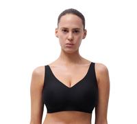 Chantelle - Soutien-gorge SoftStretch col V sans armatures opaque noir Taille S