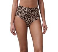 Chantelle Softstretch UW Bas High Waist Brief Strings, Leopard Nude, Taille Unique Femme
