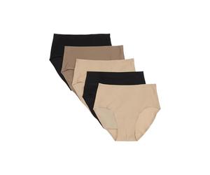 Chantelle SOFTSTRETCH | Pack Culotte Shorty (x5) Invisible sans Couture Ultra-Stretch, Ultra-Confort, Effet Seconde Peau Adapté à Toutes Les Morphologies | Shorty Femme | Taille Unique du XS au XL