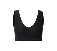 Brassière paddée sans armatures Vneck noire Noir XL/XXL