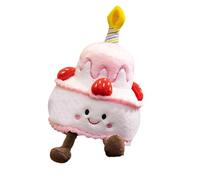 Chanter le gâteau d'anniversaire, chanter un gâteau en peluche - peluche en peluche - peluche musicale, à gâteau avec chant de joyeux anniversaire, peluche oreiller pour chant animal, petit tor