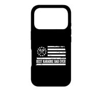 Chanteur de karaoké Chantant Drapeau américain américain Patriotique rétro Coque pour iPhone 17 Pro