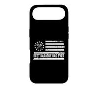 Chanteur de karaoké Chantant Drapeau américain américain Patriotique rétro Coque pour iPhone Air