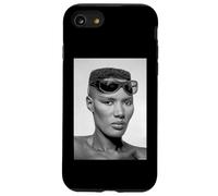 Chanteur Grace Jones Warm Leatherette Era 1980 Allan Ballard Coque pour iPhone SE (2020) / 7/8