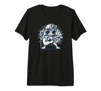 Chanteuse et joueuse de Rock and Rolla T-Shirt Haut de Gamme