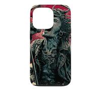 Chanteuse hurlante Japanese Wave Red Moon Dark Rock Vocal Coque pour iPhone 13 Pro