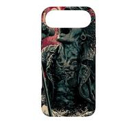 Chanteuse hurlante Japanese Wave Red Moon Dark Rock Vocal Coque pour iPhone Air