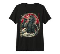 Chanteuse hurlante Japanese Wave Red Moon Dark Rock Vocal T-Shirt Haut de Gamme