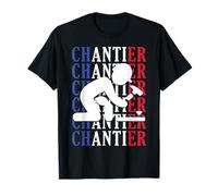 Chantier Construction Travaux Public Maçon Constructeur T-Shirt