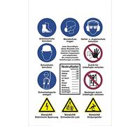 Chantier Remarque Tableau | | interdictions | enchères d'appel d'urgence Numéros - 100 x 60 cm - 1 pièce