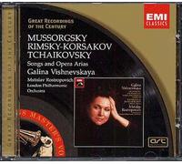 Vishnievskaya, Galina - Moussorgski : Chants et danses de la Mort / Tchaïkovski, Rimski-Korsakov : Airs d'opéras et Mélodies (Coll. Great Recordings Of The Century)