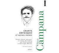 Chants Orphiques Et Autres Poèmes