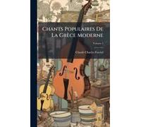 Chants Populaires De La Grèce Moderne