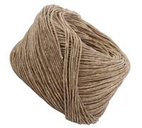 Chanvre Organique Mèche en Cire d'abeille Mèche avec Revêtement Comestible Naturel, Brûlure Lente et Non Toxique pour Les Bougies Parfumées de Bricolage, 200 Pieds d'obscurité (Sombre)