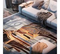 Chanxiang666 Tapis Chambre Grand Tapis 180x280cm Cheval Tendance Gris Salon/Chambre à Coucher/Bureau/Table Basse 180x280cm