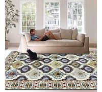 Chanxiang666 Tapis Chambre Grand Tapis 180x280cm Style Ethnique Floral du Palais Salon/Chambre à Coucher/Bureau/Table Basse 180x280cm