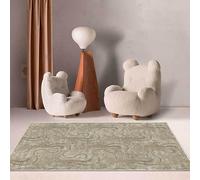 Chanxiang666 Tapis Décoration de la Maison 120x200cm Gris à imprimé léopard Couloir Appartement Décoration Antidérapant Lavable Tapis 120x200cm