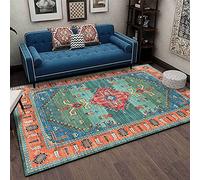 Chanxiang666 Tapis Salon Décoration intérieure 120x250cm Style Ethnique rétro Bleu lac Couloir Chambre à Coucher, Cuisine, Salon 120x250cm