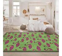 Chanxiang666 Tapis Salon Décoration intérieure 140x230cm Cygne Violet Vert Salon/Chambre à Coucher/Bureau/Table Basse 140x230cm