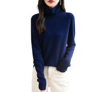 Chanyarn Femme 100% Lain Merino sans Couture Pull 2025 Automne Hiver Col Roulé Manches Longues Tricoté Pull