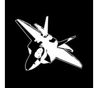 CHANYI 15.9Cmx12.8Cm Petit Anime Et Belle Avion Chasseur Modèle Vinyle Voiture Autocollant Vivid Sticker Cuisine Moto Réfrigérateur Toilette Décoration