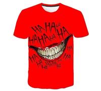 CHANYI Hommes 3D imprimé T-Shirts Sourire Visage Impression 3D T Shirt Homme Été O-Neck À Manches Courtes Top Casual Tee Loose Streetwear Unisexe Vintage Cloth