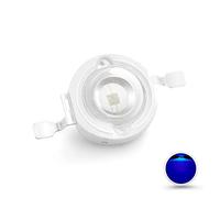 Chanzon 10 pcs Puce LED Haute Puissance 1W Bleu Royal Plant Grow Light (440nm-450nm/300mA-350mA/DC 3V-3.4V/1watt) Composants de Diode Émetteur Perle pour de Culture d'Aquarium Hydroponique DIY