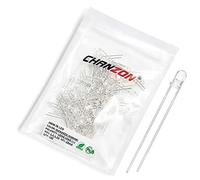 CHANZON 100 pcs 3mm Rayon Infrarouge IR 940nm Émetteur LED Lumières Diode (Lentille Ronde Transparente Transparente DC 1.2V-1.5V 20mA) Composants Électroniques Indicateur Diodes Émettrices De Lumière