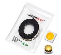 CHANZON 100 pcs 5050 Blanc Chaud 3000K SMD LED Diodes (Montage en Surface 5mm x 5mm 3 Puces PLCC 6 broches 60mA 15-18LM) Éclairage Super Lumineux Composants Electroniques Diodes Émettrices de Lumière