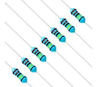 Chanzon 100pcs 1/4W (0.25W) 2.2M Ω ohm 2m2 Résistance fixe à film métallique 0.01 ± 1% Tolérance 2.2MR MF Résistances à trou traversant Limitation de courant Rohs Certifié