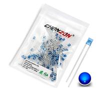 CHANZON 100pcs 2x3x4 lumières à diodes LED bleues diffuses