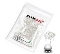 CHANZON 100pcs 3mm Piranha SuperFlux Blanc LED Diode Lumières