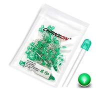 CHANZON 100pcs 5x4x6 Ovale Vert Diffusé LED Diodes Lumières