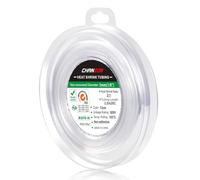 Chanzon 2: 1 Ratio 1/8 "(3mm) Gaine thermorétractable Rouleau de 8 pieds (longueur totale de 2,5 m) Gaine en polyoléfine transparente/transparente Rétractable 2 à 1,1 pièces