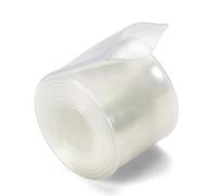 Chanzon 2: 1 Ratio 25/64 "(10mm) Gaine thermorétractable Rouleau de 3,3 pieds (longueur totale de 1 m) Gaine en polyoléfine transparente/transparente Rétractable 2 à 1,1 pièces