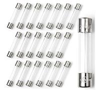 Chanzon 20 pièces UL Listed 6x30 1A 125V Verre AGC Cartouche Fusible Coup Rapide 125 V / 250 V