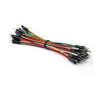 CHANZON 40 pièces 10 cm mâle à mâle Jumper wire Dupont câble Ligne connecteur 40 Broches pour Arduino Raspberry pi Planche à Pain électronique Carte de Circuit imprimé Protoboard
