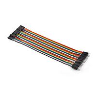 Chanzon 40 pièces 20 cm de long mâle à femelle Jumper wire Dupont câble ligne connecteur 40 broches pour Arduino Raspberry pi planche à pain électronique carte de circuit imprimé Protoboard