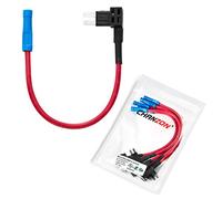 Chanzon 5 pièces 14awg Add-a-circuit Micro2 Porte-fusible Fusible Adaptateur de robinet pour 30A