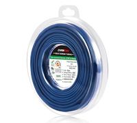 Chanzon Gaine thermorétractable 3:1 Ratio 3/16" (4,8 mm) Doublure adhésive étanche de qualité marine Rouleau de 8 pieds (longueur totale de 2,5 m) Gaine en polyoléfine bleue rétractable 1 pièces