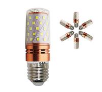 Chao Zan 12 W LED Maïs ampoules, E27, 100W Ampoule à incandescence équivalent, 6000K Blanc Froid, 1200LM, 360° Angle Faisceau ，CRI>80, non dimmable,Lustre Ampoule，6 -pack