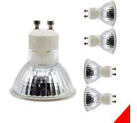 Chao Zan Ampoule LED GU10 Blanc Froid 6000K, Ampoules Spotlight LED 5W Équivalent Spots Halogènes 45W, AC220-240V, 450lm, 120° Larges Faisceaux, Non Dimmable, Économie d'Énergie Décoratif (5 pièces)