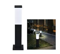 Chao Zan Borne Lumineuse Exterieur E27, Eclairage Exterieur IP65,Poteau de jardin 50CM,Poteau Éclairage de Pelouse/jardin/chemin/Pelouse/Allée/Yard,Ampoule non Incluse (C)