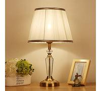Chao Zan Lampe de Table Lampe de Chevet Lampe de Bureau Liseuse Tissu Abat-jour 1 x E27 55 cm x Ø 30 cm (ampoule non incluse) (A)