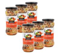 Lot 6x Légumes pour wok - Chao'an - bocal 330g