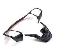 CHAOBAO Accessoires d'autocollant de garniture de couverture de volant intérieur de style adaptés for Ford Focus Kuga Escape 2018 2020 Fiesta MK8 Bronco ABS voiture Autocollant de garniture de couvert