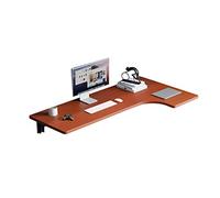 CHAOHAOKE Bureau d'angle en forme de L - Montage mural et pliable - Pour bureau à domicile, chambre à coucher, salle de bain et balcon - Design peu encombrant