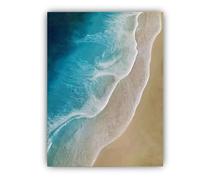 CHAOJIART Vue aérienne de la mer, affiche sur toile et impression, paysage marin, peinture artistique, décoration, Cuadros, image pour décoration de salon, 60x90cm, sans cadre